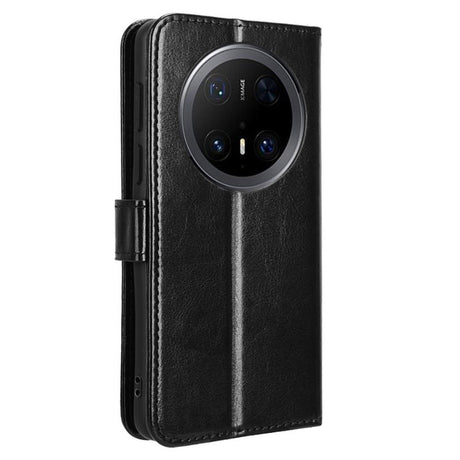 Huawei Mate 70 Pro+ / 70 Pro - EIDERWOOD Faux Leather Flip Cover m. Stropp - Svart