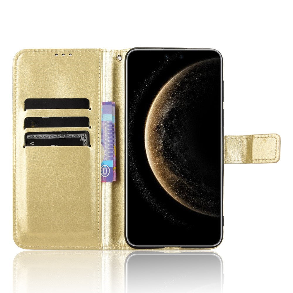 Huawei Mate 70 Pro+ / 70 Pro - EIDERWOOD Faux Leather Flip Cover m. Stropp - Gull