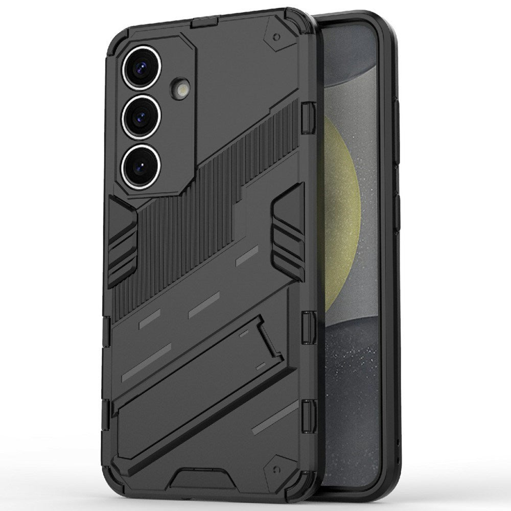 EIDERWOOD Samsung Galaxy A56 (5G) Craftsman-deksel m. Stativ - Svart