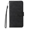Honor Magic7 Lite - EIDERWOOD Faux Leather Flip Cover m. Stropp - Svart