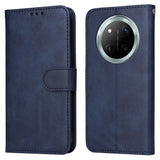 Honor Magic7 Lite - EIDERWOOD Faux Leather Flip Cover m. Stropp - Blå