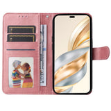 Honor Magic7 Lite - EIDERWOOD Faux Leather Flip Cover m. Stropp - Rosa