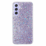 Samsung Galaxy A26 (5G) - EIDERWOOD fleksibelt plastdeksel m. Glitter - Lilla