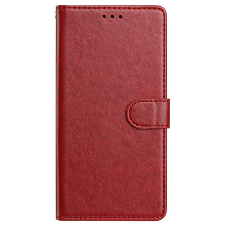 Samsung Galaxy A26 (5G) - EIDERWOOD Faux Leather Flip Cover m. Stropp - Rød