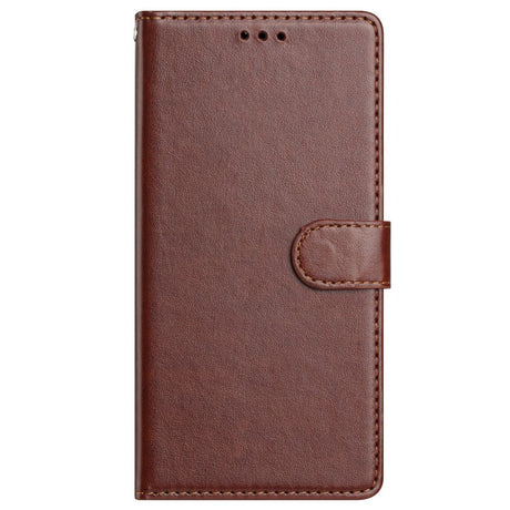 Samsung Galaxy A26 (5G) - EIDERWOOD Faux Leather Flip Cover m. Stropp - Brun