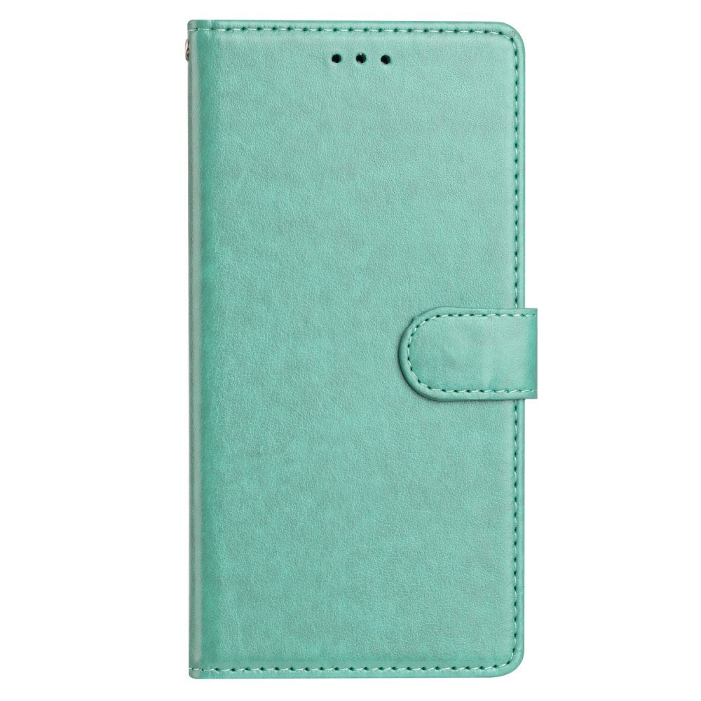 Samsung Galaxy A26 (5G) - EIDERWOOD Faux Leather Flip Cover m. Stropp - Grønn