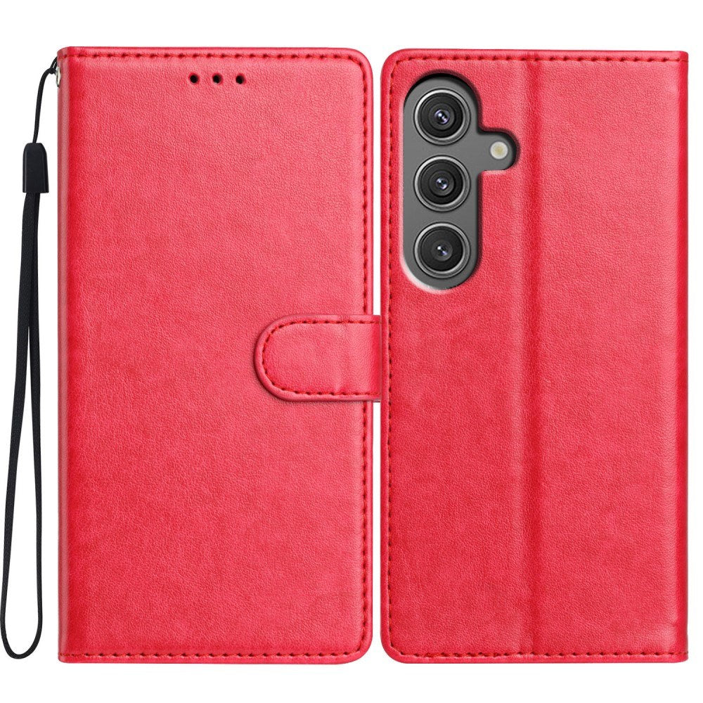 Samsung Galaxy A56 (5G) - EIDERWOOD Faux Leather Flip Cover m. Stropp - Rosa