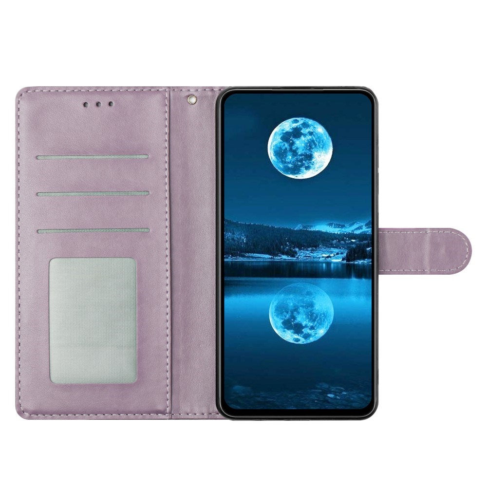 Samsung Galaxy A56 (5G) - EIDERWOOD Faux Leather Flip Cover m. Stropp - Lilla