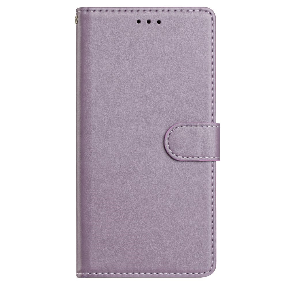 Samsung Galaxy A56 (5G) - EIDERWOOD Faux Leather Flip Cover m. Stropp - Lilla