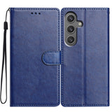 Samsung Galaxy A56 (5G) - EIDERWOOD Faux Leather Flip Cover m. Stropp - Blå