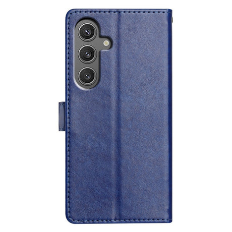 Samsung Galaxy A56 (5G) - EIDERWOOD Faux Leather Flip Cover m. Stropp - Blå