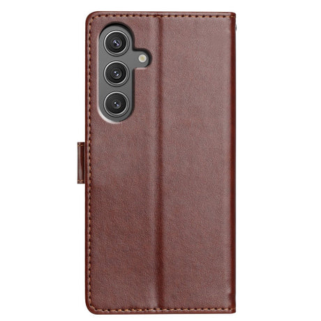 Samsung Galaxy A56 (5G) - EIDERWOOD Faux Leather Flip Cover m. Stropp - Brun