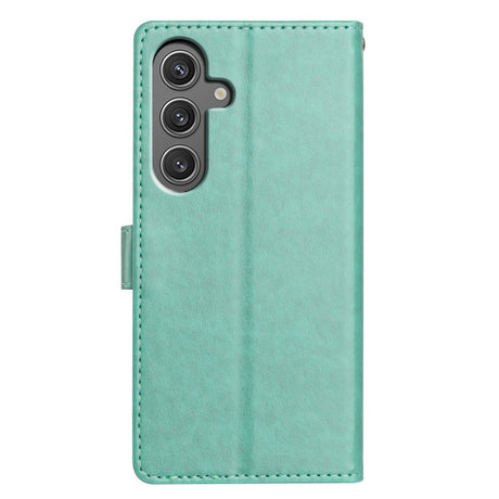 Samsung Galaxy A56 (5G) - EIDERWOOD Faux Leather Flip Cover m. Stropp - Grønn