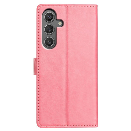 Samsung Galaxy A56 (5G) - EIDERWOOD Faux Leather Flip Cover m. Stropp - Rosa