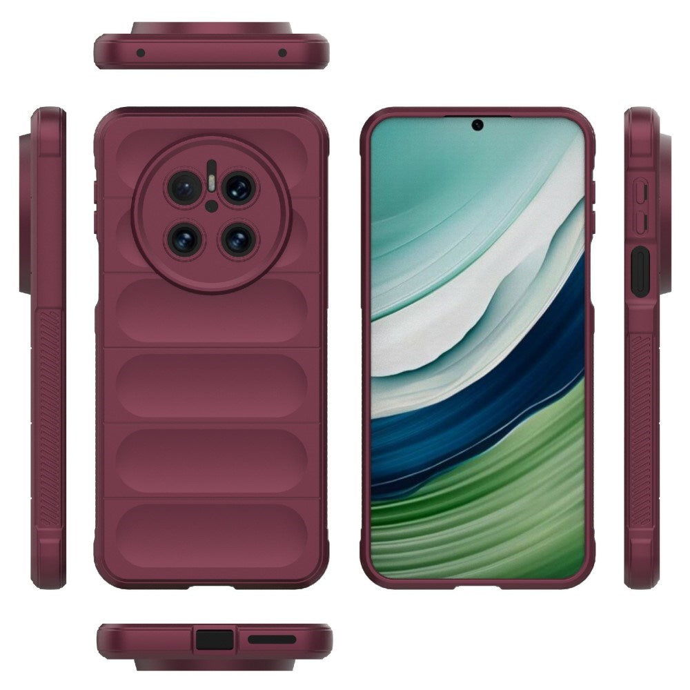 EIDERWOOD Huawei Mate 70 fleksibelt plastdeksel - Burgundy