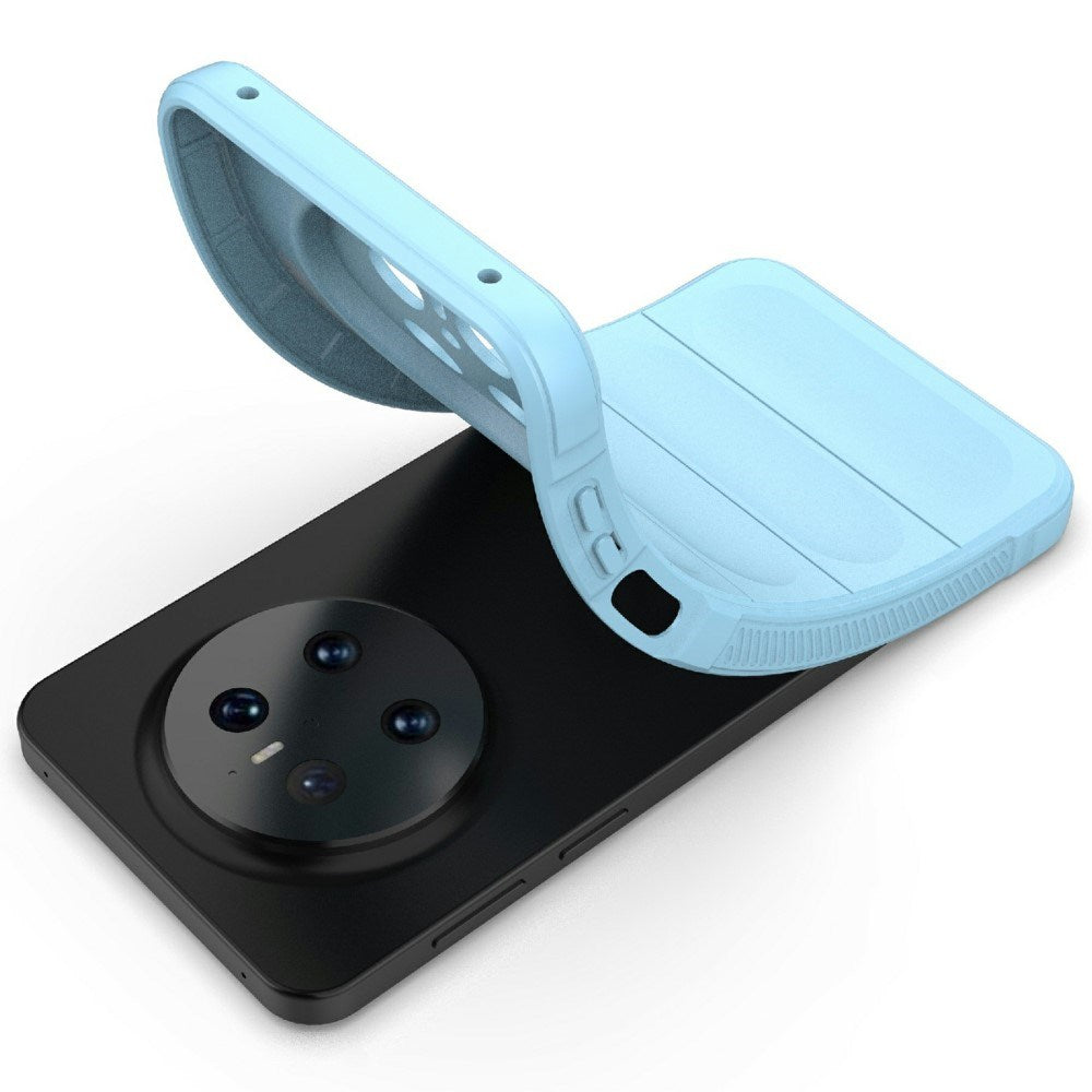 EIDERWOOD Huawei Mate 70 Fleksibelt Plastik Bagside Cover - Lyseblå