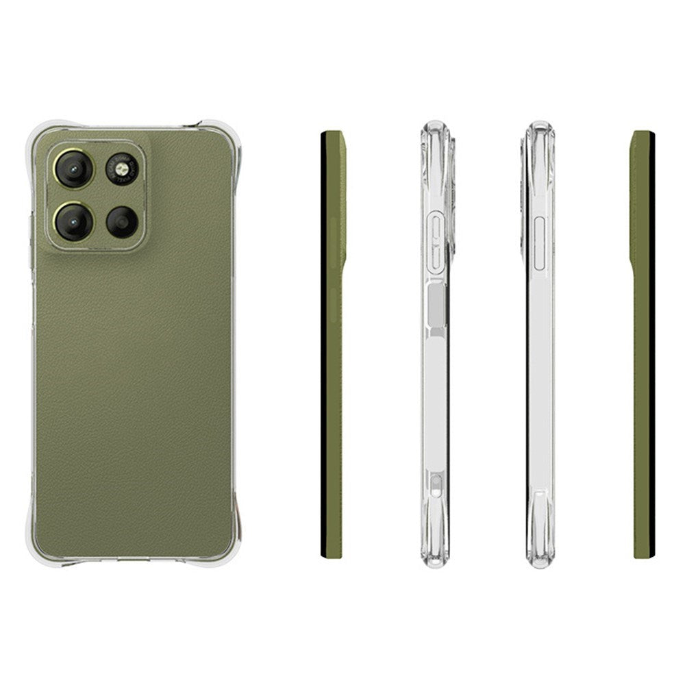 EIDERWOOD Motorola Moto G15 4G fleksibelt plastdeksel - Gjennomsiktig