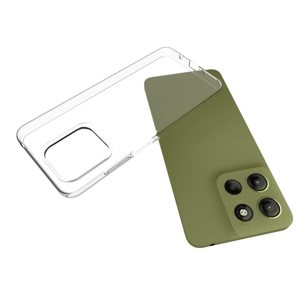 Motorola Moto G15 - EIDERWOOD Fleksibelt plastdeksel - Gjennomsiktig