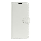 iPhone 16e - EIDERWOOD Faux Leather Flip Cover m. Kortholder og stativfunksjon - Hvit