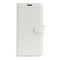 iPhone 16e - EIDERWOOD Faux Leather Flip Cover m. Kortholder og stativfunksjon - Hvit