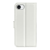 iPhone 16e - EIDERWOOD Faux Leather Flip Cover m. Kortholder og stativfunksjon - Hvit