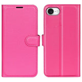 iPhone 16e - EIDERWOOD Kunstlæder Flip Cover m. Kortholder & Ståfunktion - Pink