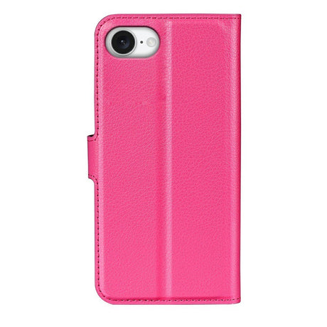 iPhone 16e - EIDERWOOD Faux Leather Flip Cover m. Kortholder og stativfunksjon - Rosa