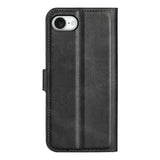 iPhone 16e - EIDERWOOD Faux Leather Flip Deksel - Svart