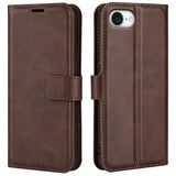 iPhone 16e - EIDERWOOD Faux Leather Flip Deksel - Brun