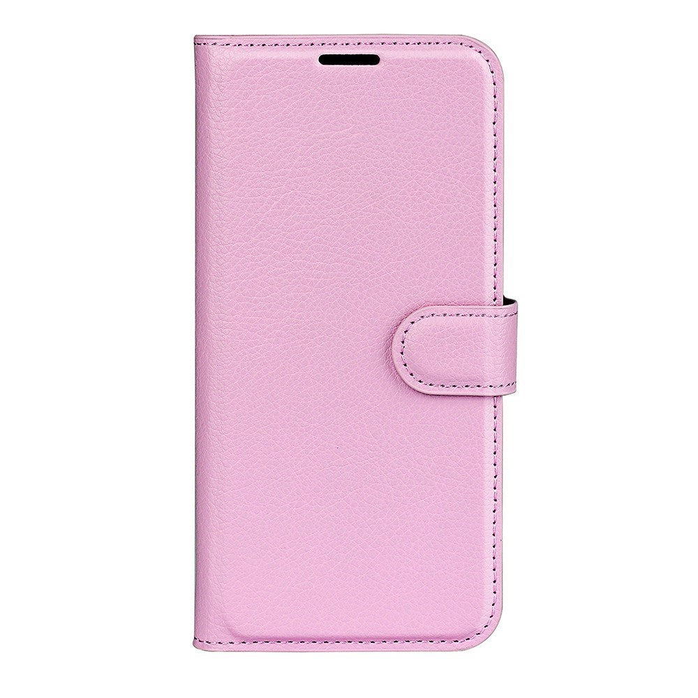 Realme C75 - EIDERWOOD Faux Leather Flip Cover m. Kortholder og stativfunksjon - Rosa