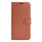 Realme C75 - EIDERWOOD Faux Leather Flip Cover m. Kortholder og stativfunksjon - brun