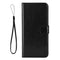 Motorola Moto G15 / G15 Power - EIDERWOOD Faux Leather Flip Cover m. Stropp - Svart