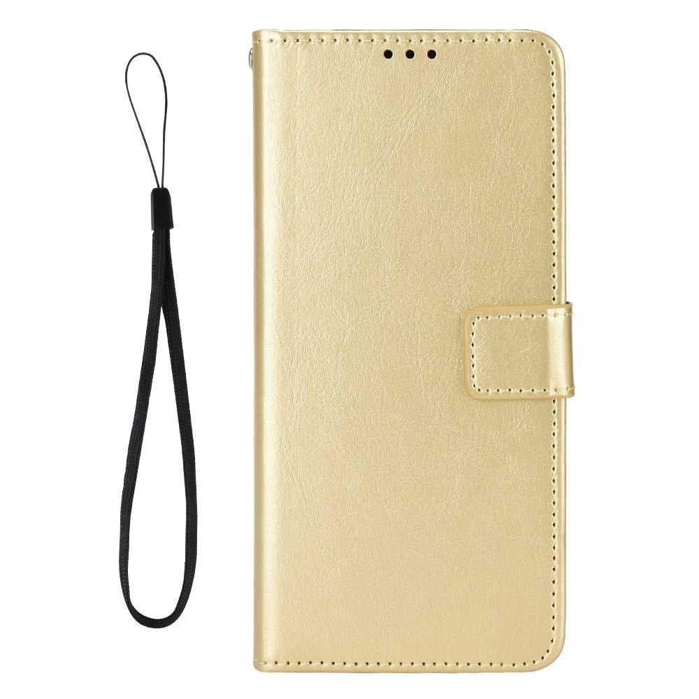 Motorola Moto G15 / G15 Power - EIDERWOOD Faux Leather Flip Cover m. Stropp - Gull
