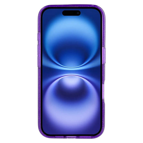 iPhone 16 Plus - EIDERWOOD Plast Glitter Deksel - MagSafe kompatibel - Lilla