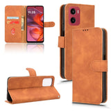 EIDERWOOD Motorola Moto G05 Flip Cover - Kortholder & Ståfunktion - Brun