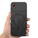 EIDERWOOD Samsung Galaxy Xcover 7 Kunstlæder Bagside Cover - MagSafe Kompatibel - Sort