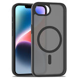 EIDERWOOD iPhone 16e Matte Hybrid Bakdeksel - MagSafe-kompatibel - Gjennomsiktig / Svart