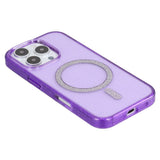 iPhone 16 Pro Max - EIDERWOOD Plast Glitter Deksel - MagSafe kompatibel - Lilla