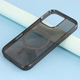 iPhone 16 Pro Max - EIDERWOOD Plast Glitter Deksel - MagSafe kompatibel - Svart