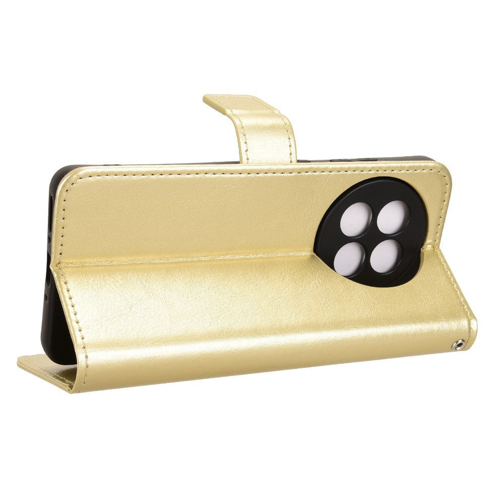 EIDERWOOD Flip-deksel for OnePlus 13R 5G – Skinnlook og maksimal beskyttelse – Gull