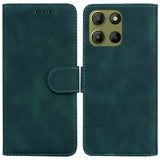 Motorola Moto G15 - EIDERWOOD Faux Leather Flip Cover m. Kortholder og stativfunksjon - Grønn