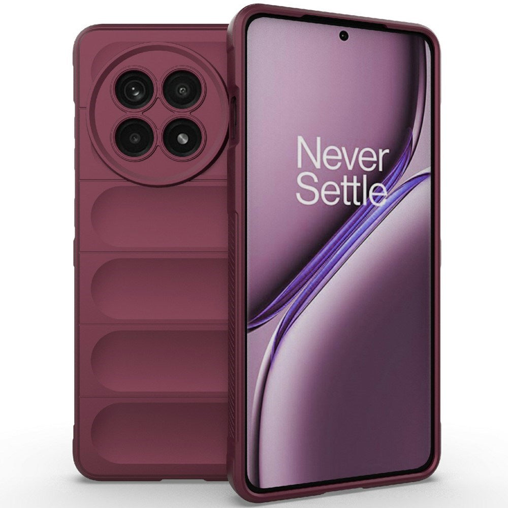 EIDERWOOD OnePlus 13R fleksibelt plastbakdeksel - Burgundy