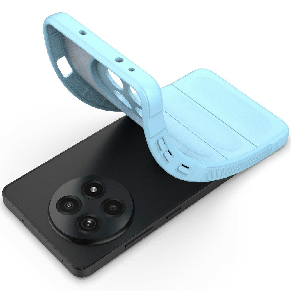 EIDERWOOD OnePlus 13R fleksibelt plastbakdeksel - lyseblå