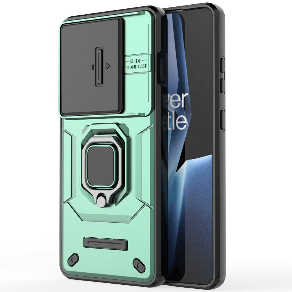 EIDERWOOD OnePlus 13R Craftsman-deksel med integrert kamerabeskyttelse - Grønn