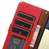 OnePlus 13R Wallet Cover i Kunstlæder med Strop - Rød