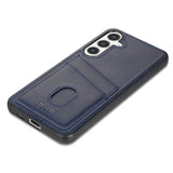 Samsung Galaxy A56 (5G) - EIDERWOOD - Bakdeksel i imitert skinn m. Kortholder - Blå