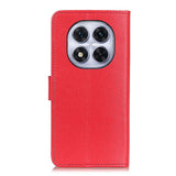 EIDERWOOD Xiaomi Redmi Note 14 Pro (5G) / Poco X7 Kunstlæder Flip Cover m. Kortholder - Rød