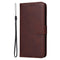 Realme 14X (5G) / C75 - EIDERWOOD Faux Leather Flip Cover m. Stropp - Brun