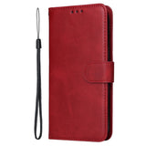 Realme 14X (5G) / C75 - EIDERWOOD Faux Leather Flip Cover m. Stropp - Rød