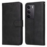 Realme 14X (5G) / C75 - EIDERWOOD Faux Leather Flip Cover m. Stropp - Svart